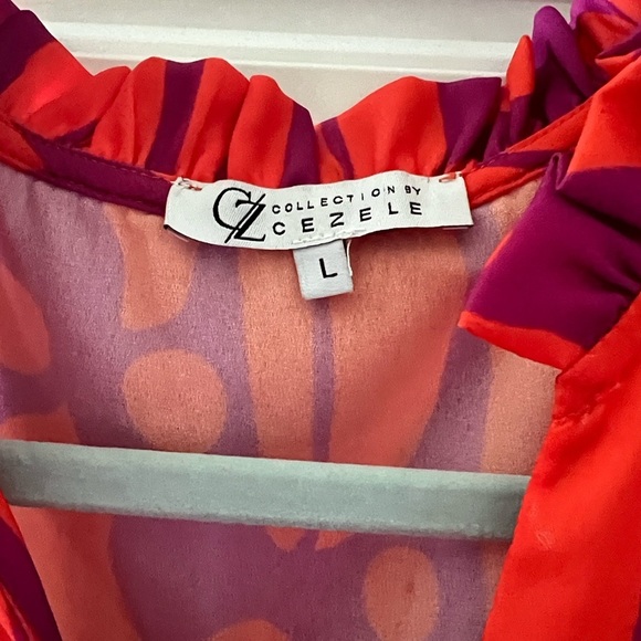 Collection by Czele Dress in Red and Purple - Picture 3 of 6